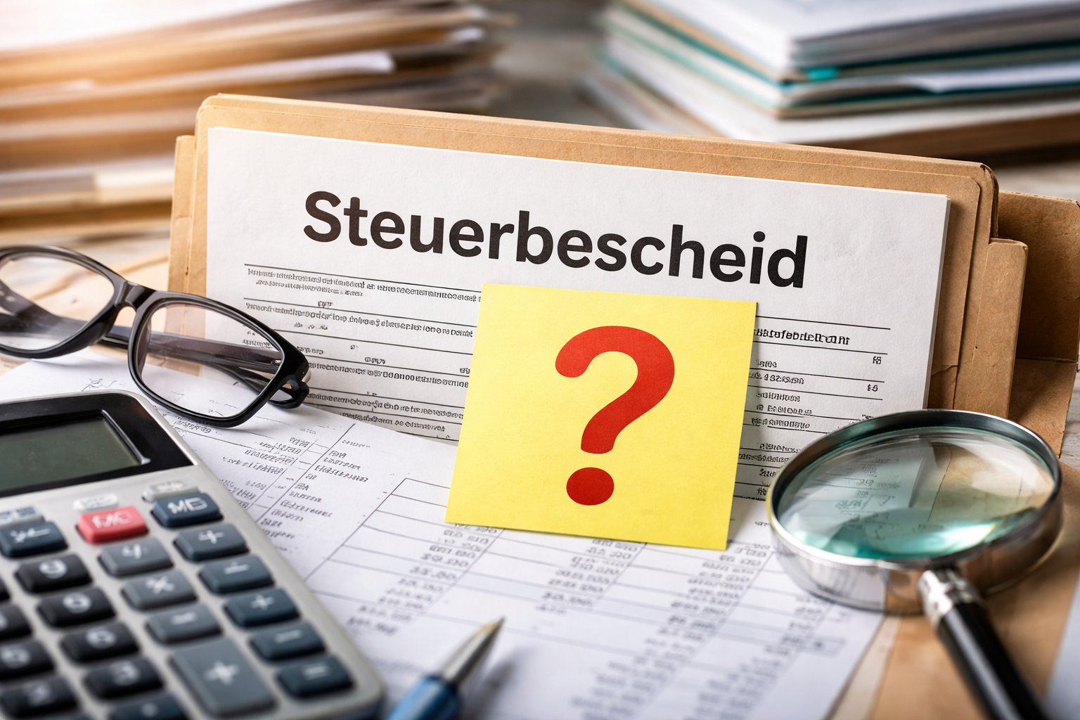 Steuerbescheid schon da – kann man später noch etwas ändern